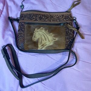 Like new- western crossbody